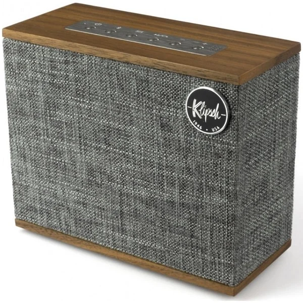 Klipsch Heritage Groove Wireless Bluetooth Portable Speaker with Mic - Walnut