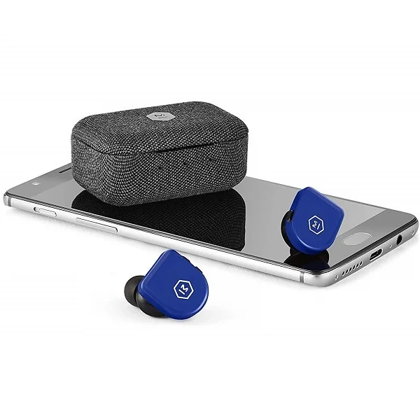 Master & Dynamic MW07 GO True Wireless Bluetooth In-Ear Earphone with Mic - Electric Blue