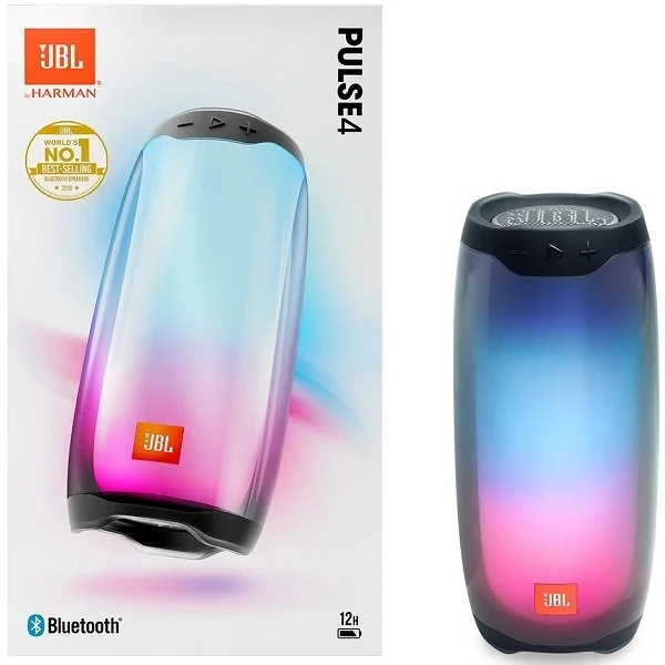 JBL Pulse 4 Wireless Bluetooth Portable Speaker - Black 