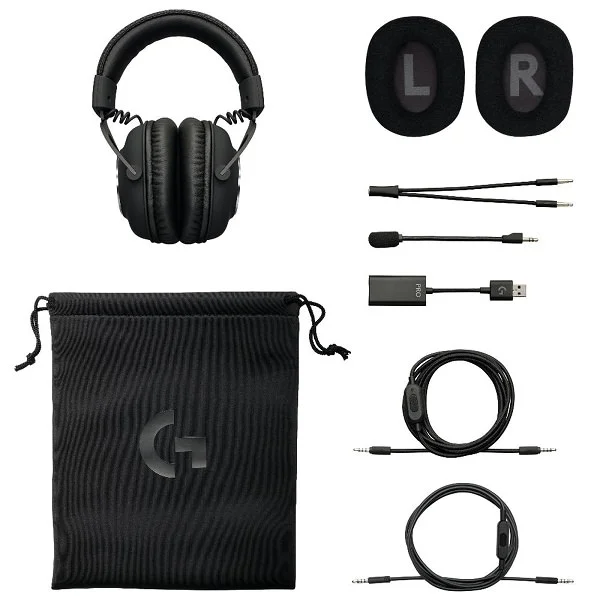 Logitech G PRO X Over-Ear Gaming Headset with Mic