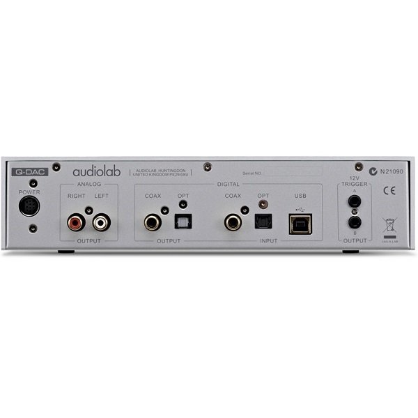 Audiolab Q-DAC Desktop Headphone Amplifier, USB DAC & Preamplifier - Silver Audiolab Q-DAC Desktop Headphone Amplifier, USB DAC & Preamplifier - Silver