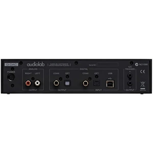 Audiolab Q-DAC Desktop Headphone Amplifier, USB DAC & Preamplifier - Black