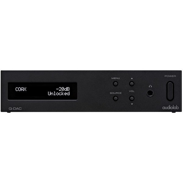 Audiolab Q-DAC Desktop Headphone Amplifier, USB DAC & Preamplifier - Black Audiolab Q-DAC Desktop Headphone Amplifier, USB DAC & Preamplifier - Black