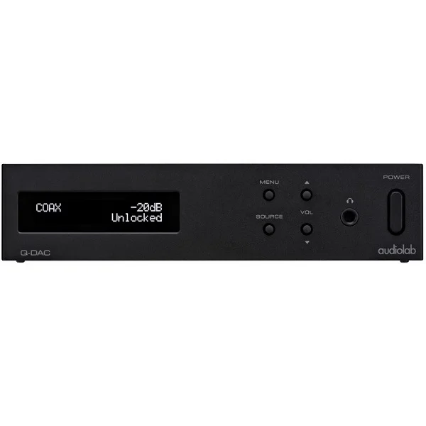 Audiolab Q-DAC Desktop Headphone Amplifier, USB DAC & Preamplifier - Black