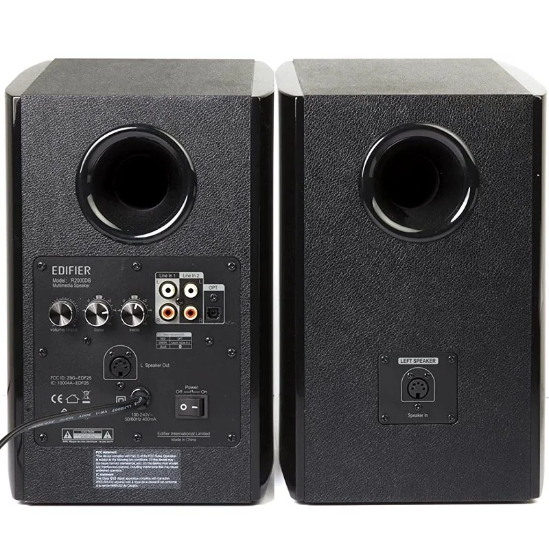 Edifier R2000DB Wireless Bluetooth Desktop Bookshelf Speakers - Black