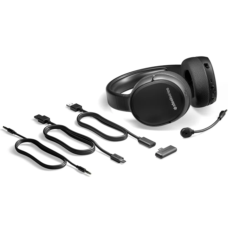 SteelSeries Arctis 1 Wired/Wireless 2.4GHz Multi-Platform Over-Ear Gaming Headset with Mic