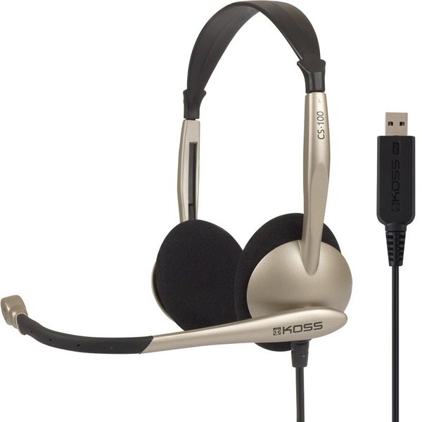 Koss CS100 USB Gaming On-Ear Headset with Mic Koss CS100 USB Gaming On-Ear Headset with Mic