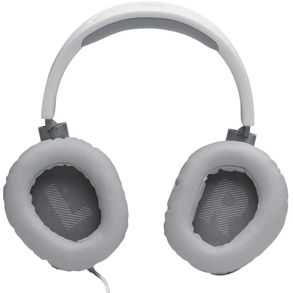 JBL Quantum 100 Multi-Platform Over-Ear Gaming Headset with Mic - White