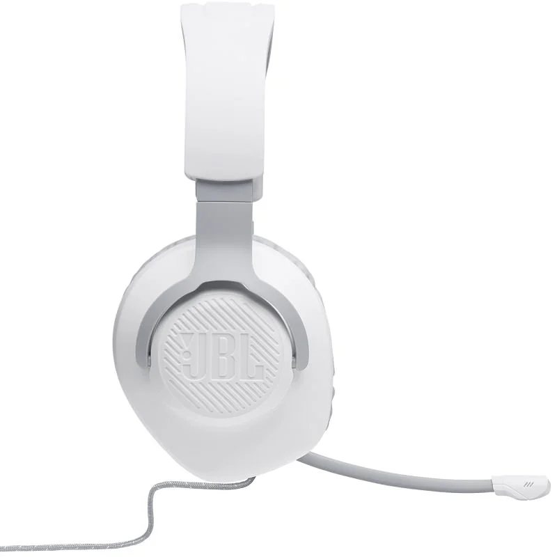 JBL Quantum 100 Multi-Platform Over-Ear Gaming Headset with Mic - White