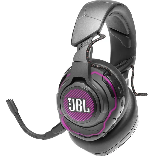 JBL Quantum ONE USB Active Noise-Cancelling Over-Ear Gaming Headset with Mic