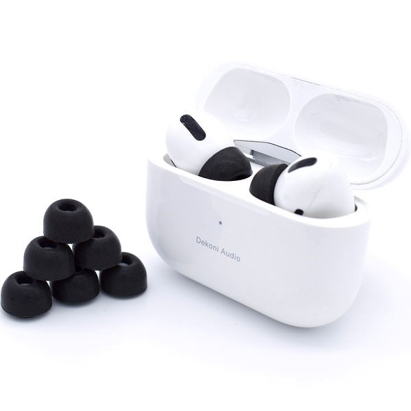 Dekoni Audio Bulletz Premium Memory Foam Eartips for Apple AirPods Pro (3-Pairs)