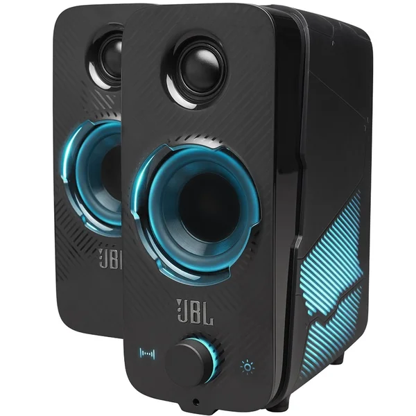 JBL Quantum Duo Wireless Bluetooth/USB Gaming Desktop PC Speakers