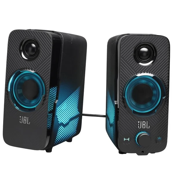 JBL Quantum Duo Wireless Bluetooth/USB Gaming Desktop PC Speakers