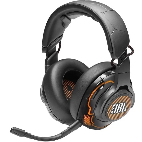 JBL Quantum ONE USB Active Noise-Cancelling Over-Ear Gaming Headset with Mic