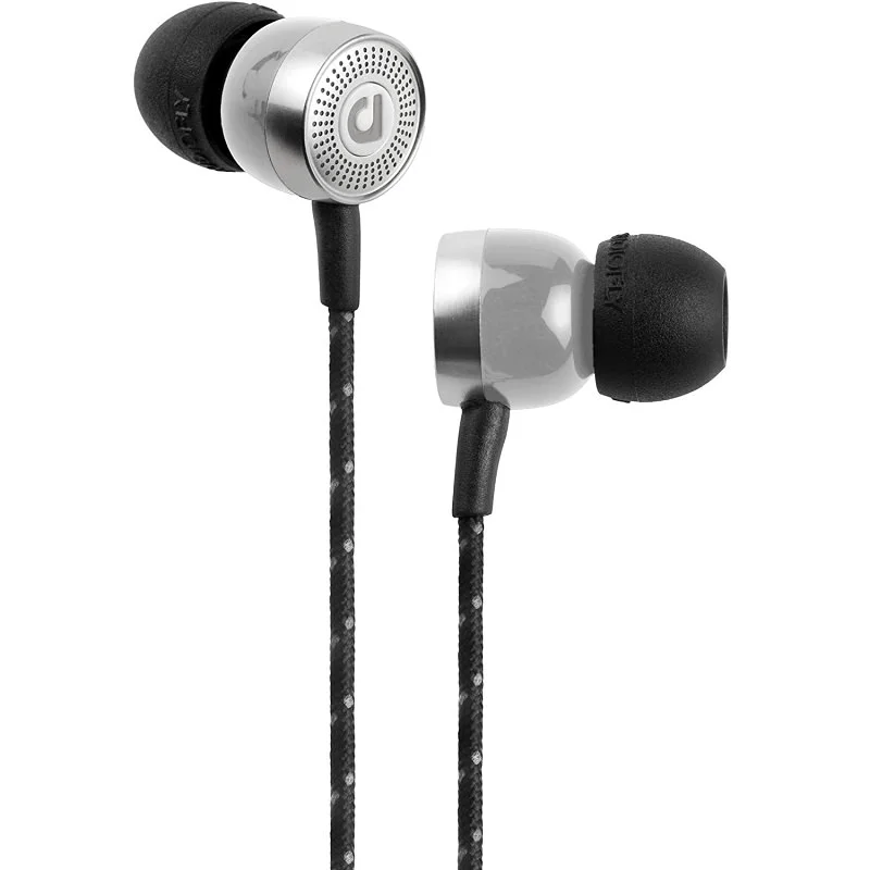 AudioFly AF45C MK2 In-Ear Earphone with Mic - Silver