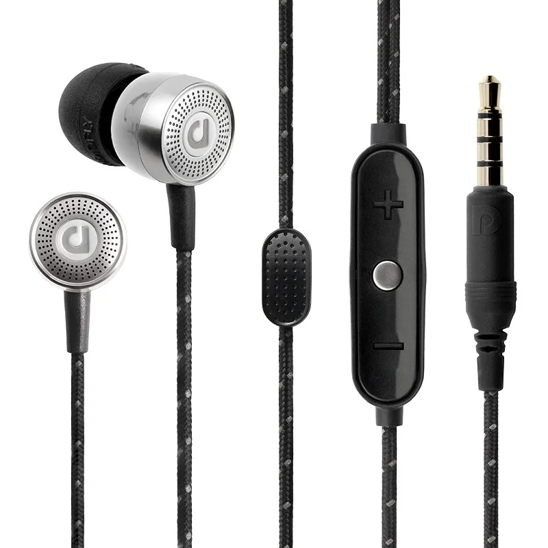 AudioFly AF45C MK2 In-Ear Earphone with Mic - Silver