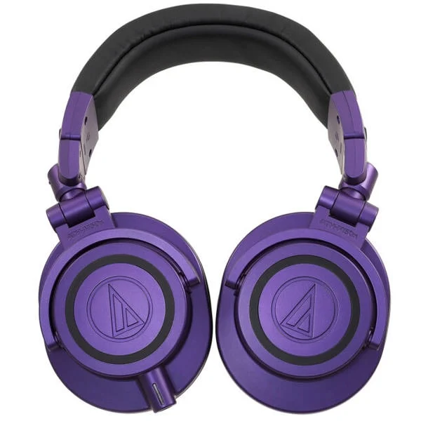 Audio-Technica ATH-M50xPB Professional Studio Monitoring Over-Ear Headphone - Purple/Black [Limited Edition]