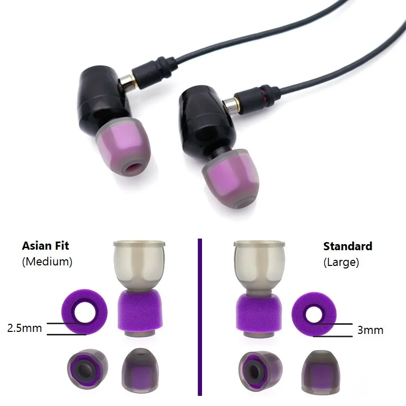 EarrBOND EBT Foam/Silicone Hybrid Eartips