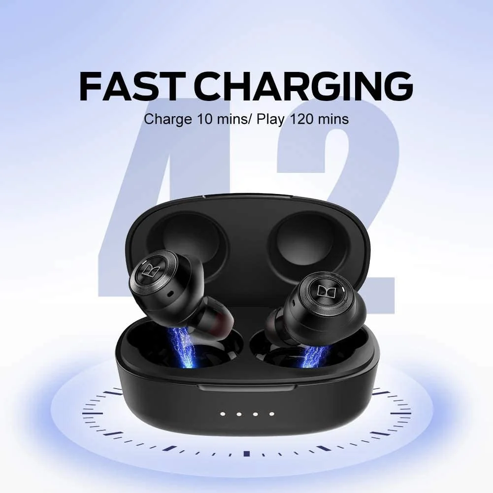 Monster Achieve 100 AirLinks True Wireless Bluetooth In-Ear Earphone with Mic - Black