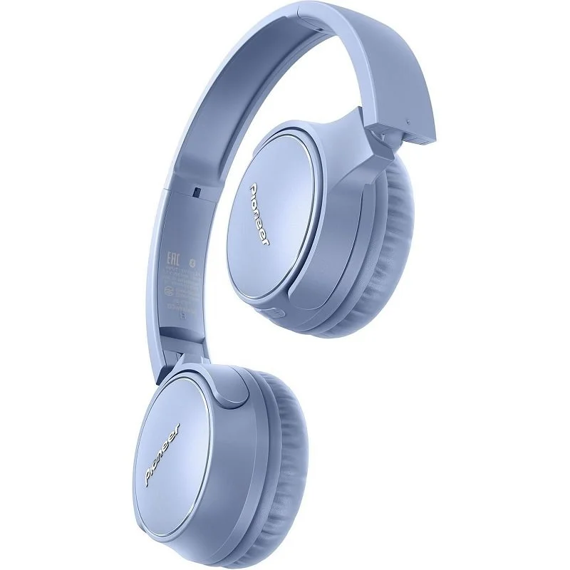 Pioneer SE-S3BT Wireless Bluetooth On-Ear Headphone with Mic - Blue