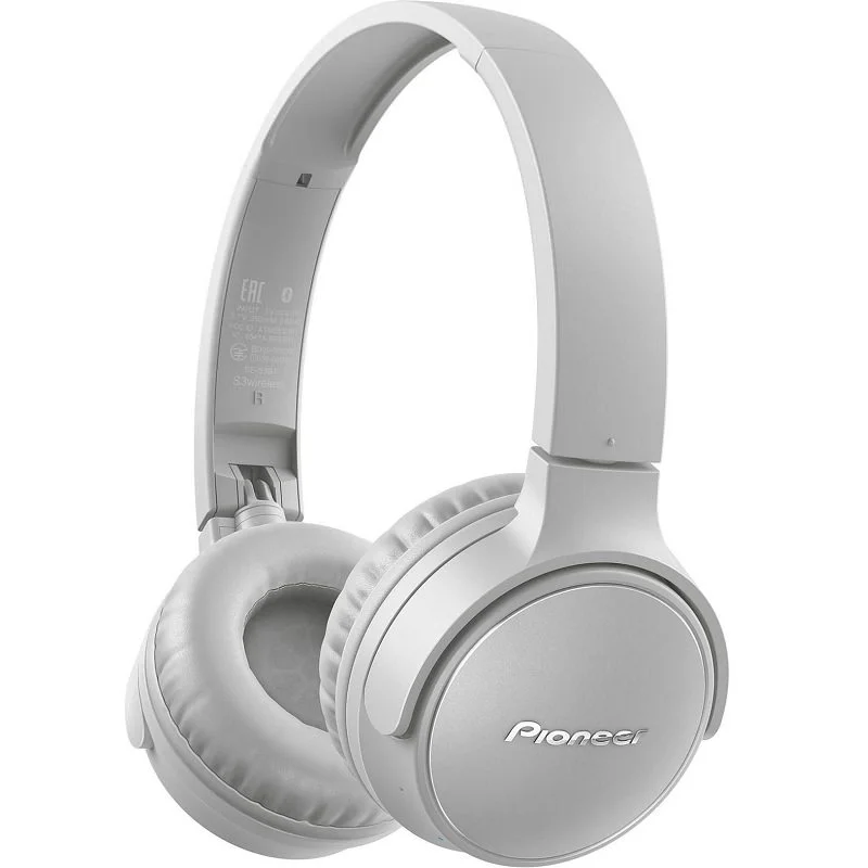 Pioneer SE-S3BT Wireless Bluetooth On-Ear Headphone with Mic - Gray