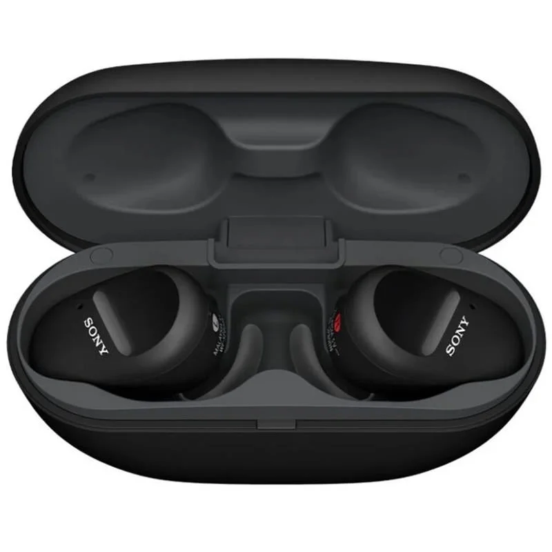 Sony WF-SP800N True Wireless Bluetooth Noise-Cancelling In-Ear Earphone with Mic - Black