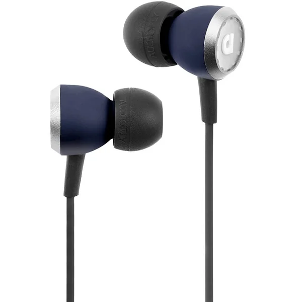AudioFly AF33C MK2 In-Ear Earphone with Mic - Navy Blue