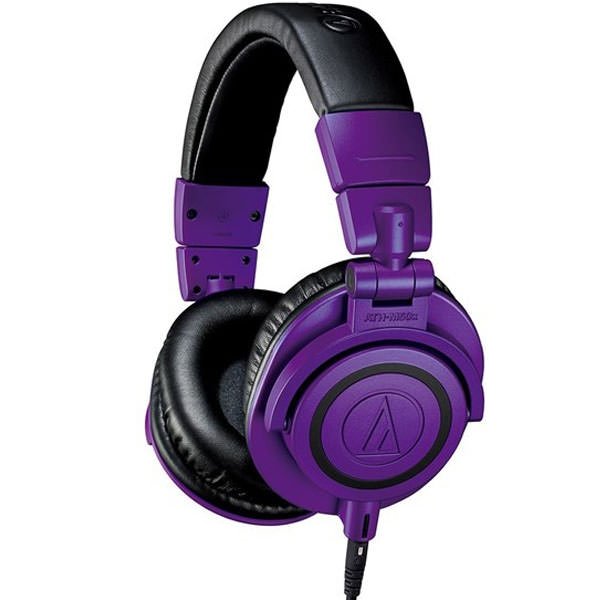 Audio-Technica ATH-M50xPB Professional Studio Monitoring Over-Ear Headphone - Purple/Black [Limited Edition]