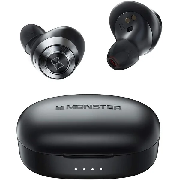 Monster Achieve 100 AirLinks True Wireless Bluetooth In-Ear Earphone with Mic - Black