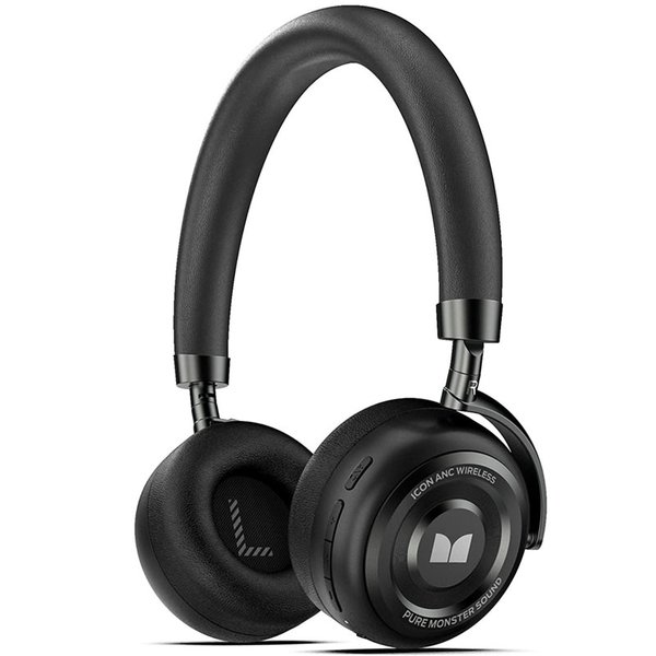 Monster ICON Wireless Bluetooth Active Noise-Cancelling Over-Ear Headphone with Mic Monster ICON Wireless Bluetooth Active Noise-Cancelling Over-Ear Headphone with Mic