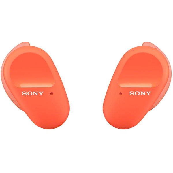 Sony WF-SP800N True Wireless Bluetooth Noise-Cancelling In-Ear Earphone with Mic - Orange Sony WF-SP800N True Wireless Bluetooth Noise-Cancelling In-Ear Earphone with Mic - Orange