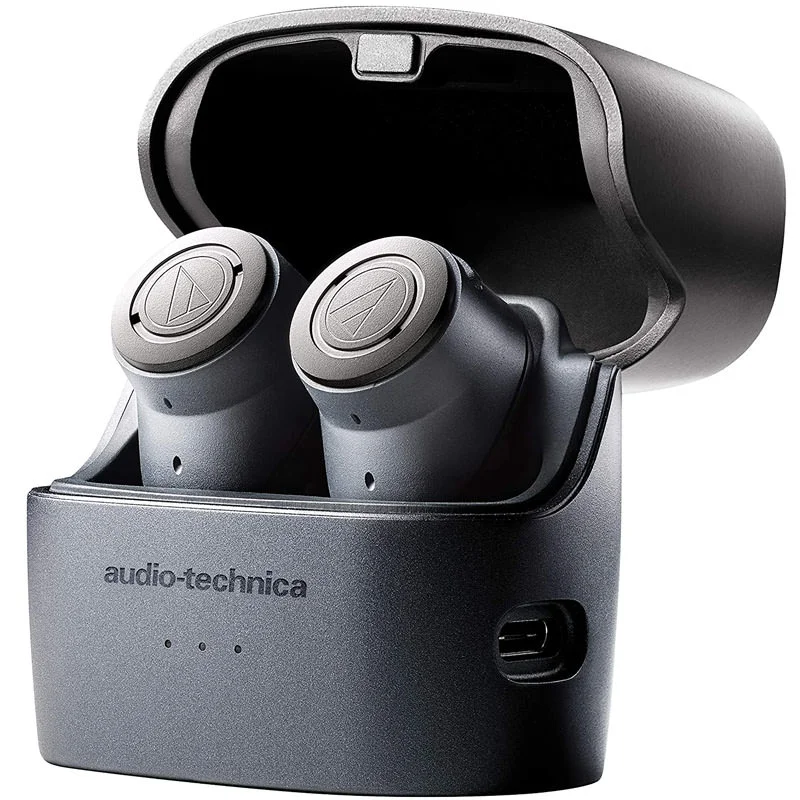 Audio-Technica ATH-ANC300TW QuietPoint® Wireless Bluetooth Active Noise-Cancelling In-Ear Earphone with Mic