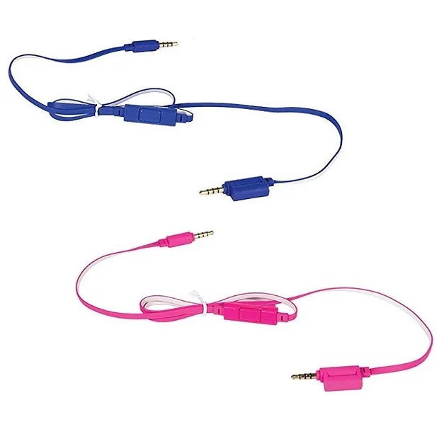 BuddyPhones BuddyCable Replacement Cable with Mic & Audio Splitter