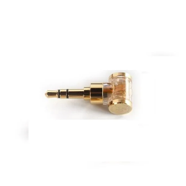DD DJ35AG 3.5mm TRS Unbalanced Male to 2.5mm TRRS Balanced Female Right-angle Adapter
