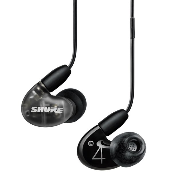 Shure AONIC 4 2-Driver Hybrid In-Ear Earphone with Mic - Black Shure AONIC 4 2-Driver Hybrid In-Ear Earphone with Mic - Black