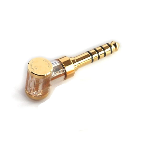 DD DJ44AG 4.4mm TRRRS Balanced Male to 2.5mm TRRS Balanced Female Right-angle Adapter