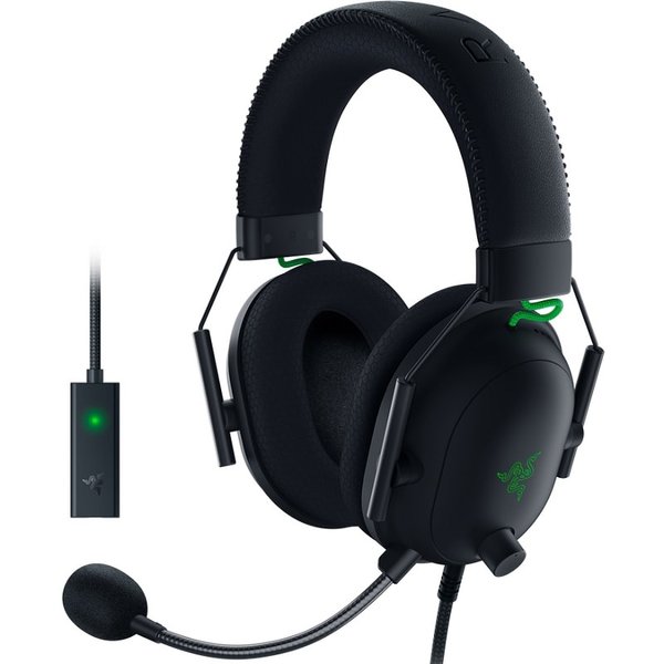 Razer BlackShark V2 USB/3.5mm Multi-Platform Over-Ear Gaming Headset with Mic