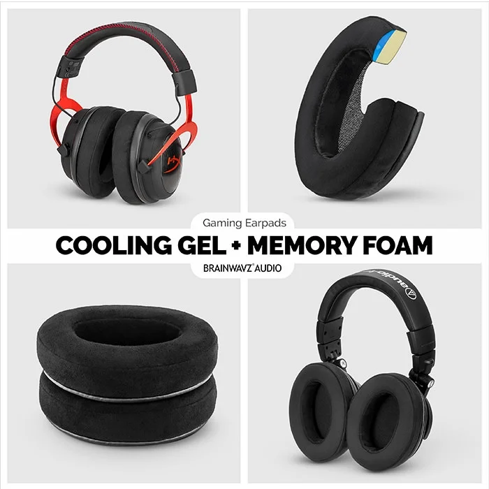 Brainwavz Micro Suede with Cooling Gel Oval Replacement Earpads