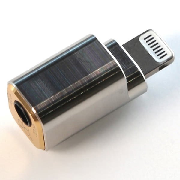 ddHiFi TC35i Apple Lightning to 3.5mm TRS Unbalanced Straight Adapter