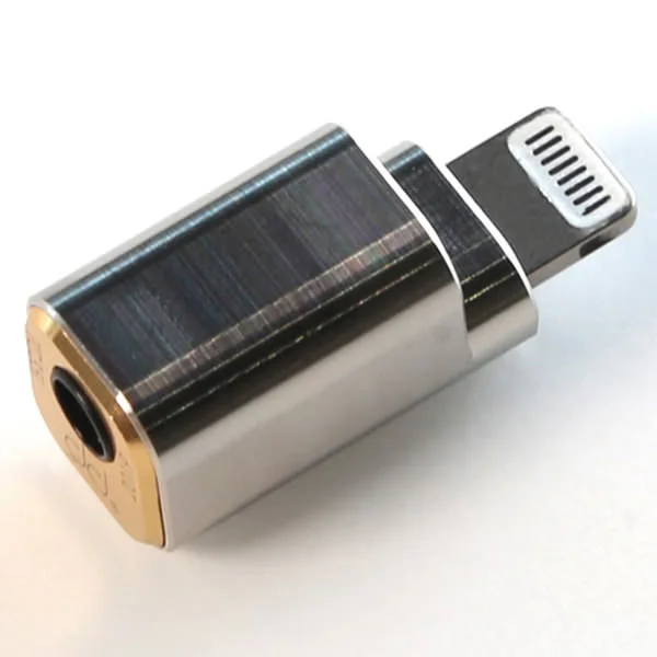 ddHiFi TC35i Apple Lightning to 3.5mm TRS Unbalanced Straight Adapter