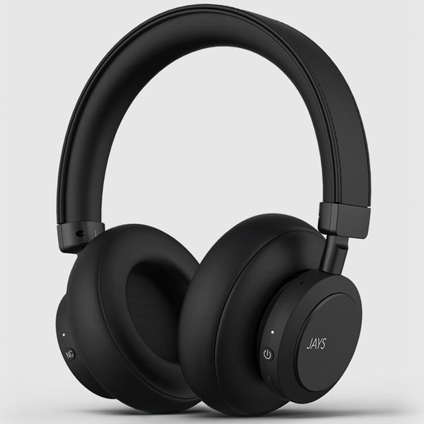 JAYS q-Seven Wireless Bluetooth Active Noise-Cancelling Over-Ear Headphone with Mic JAYS q-Seven Wireless Bluetooth Active Noise-Cancelling Over-Ear Headphone with Mic