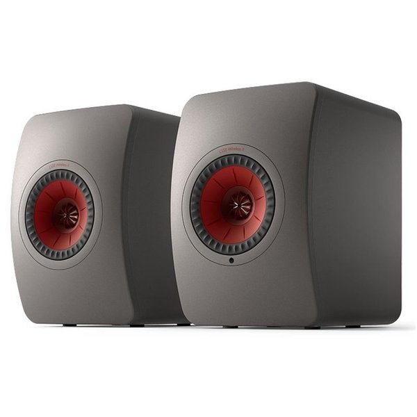 KEF LS50 Wireless II MQA Wireless Bluetooth/WiFi Network Desktop Bookshelf Speakers (with HDMI) - Titanium Grey KEF LS50 Wireless II MQA Wireless Bluetooth/WiFi Network Desktop Bookshelf Speakers (with HDMI) - Titanium Grey