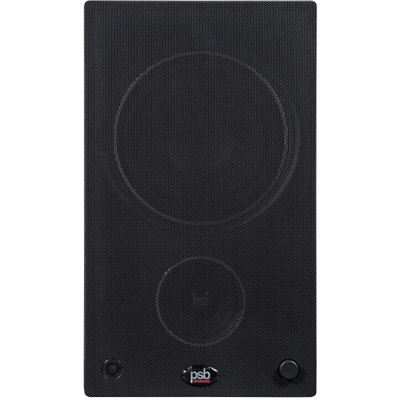 PSB Alpha AM5 Wireless Bluetooth Desktop Bookshelf Speakers (with Phono Built-in) - Matte Black