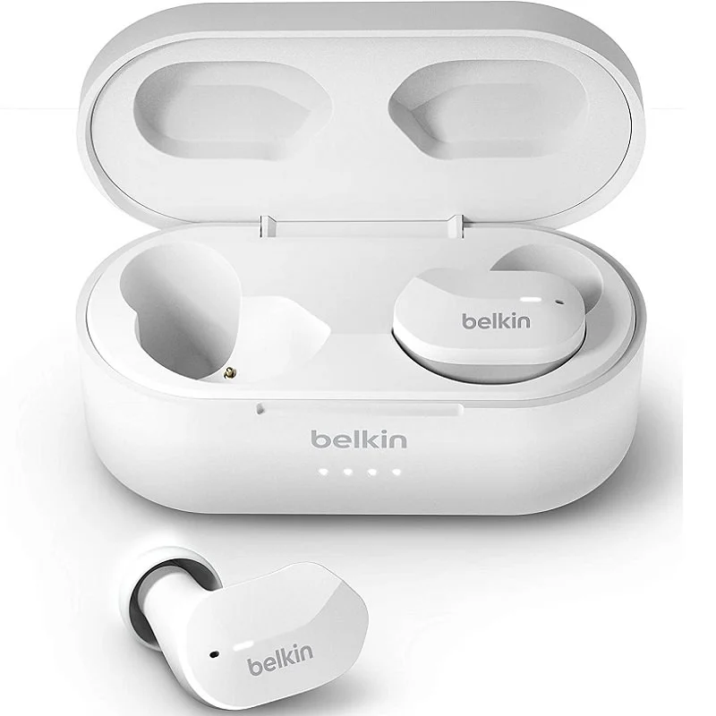 Belkin SoundForm True Wireless Bluetooth In-Ear Earphone with Mic - White