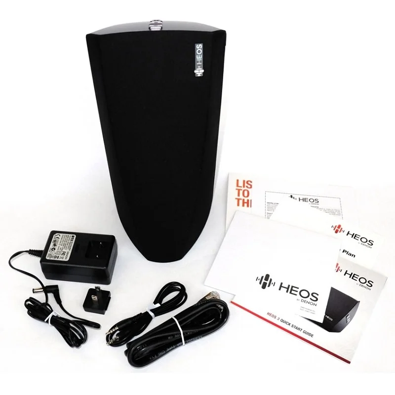 Denon HEOS 3 HS2 Wireless Bluetooth Portable Speaker - Black