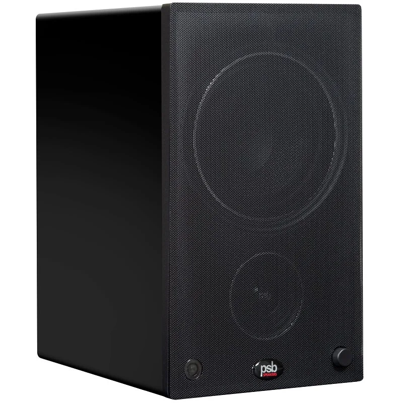 PSB Alpha AM5 Wireless Bluetooth Desktop Bookshelf Speakers (with Phono Built-in) - Matte Black