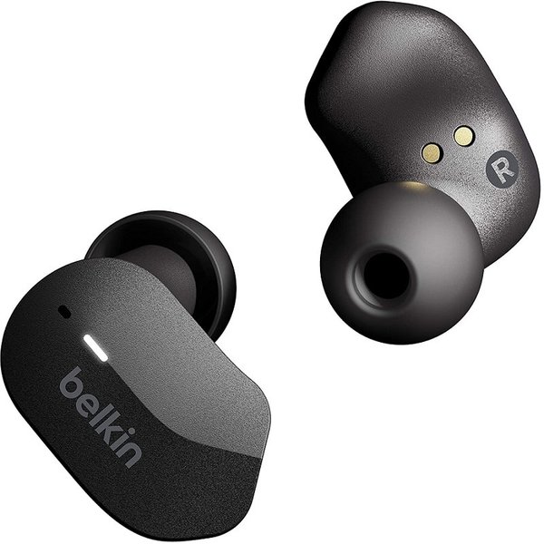 Belkin SoundForm True Wireless Bluetooth In-Ear Earphone with Mic - Black Belkin SoundForm True Wireless Bluetooth In-Ear Earphone with Mic - Black