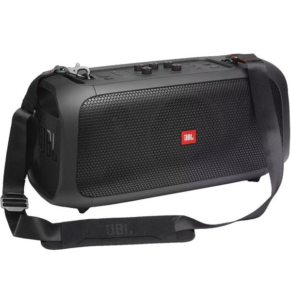 JBL PartyBox On-The-Go Wireless Bluetooth Karaoke Portable Speaker with Dual Wireless Handheld Microphones