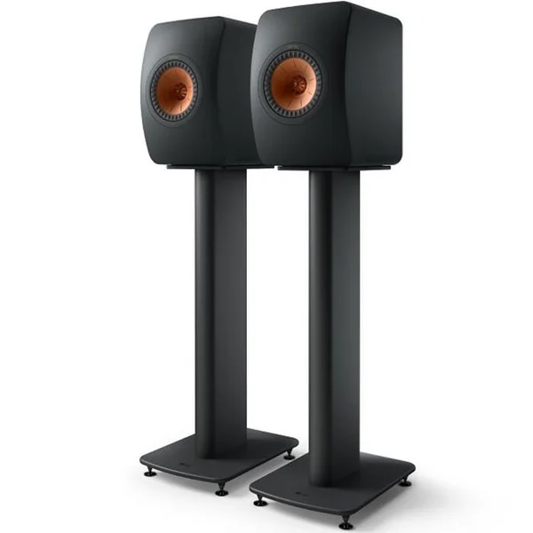 KEF S2 Floor Speaker Stands for LS50 Series - Carbon Black