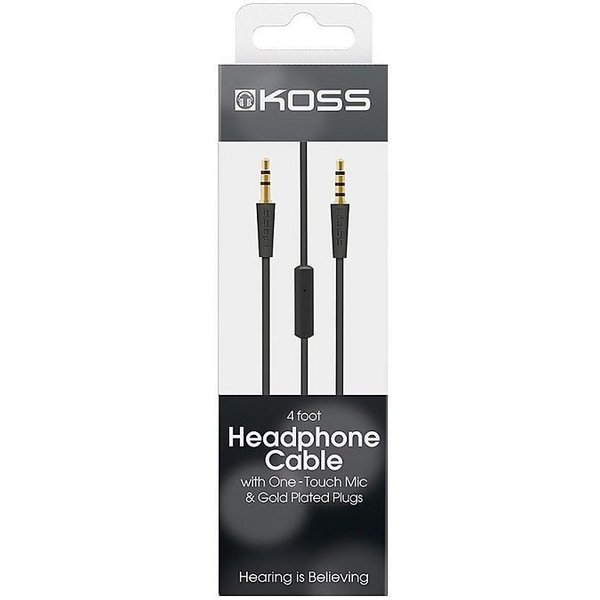 Koss CDM40 Accessory Headphone Cable with Microphone Koss CDM40 Accessory Headphone Cable with Microphone